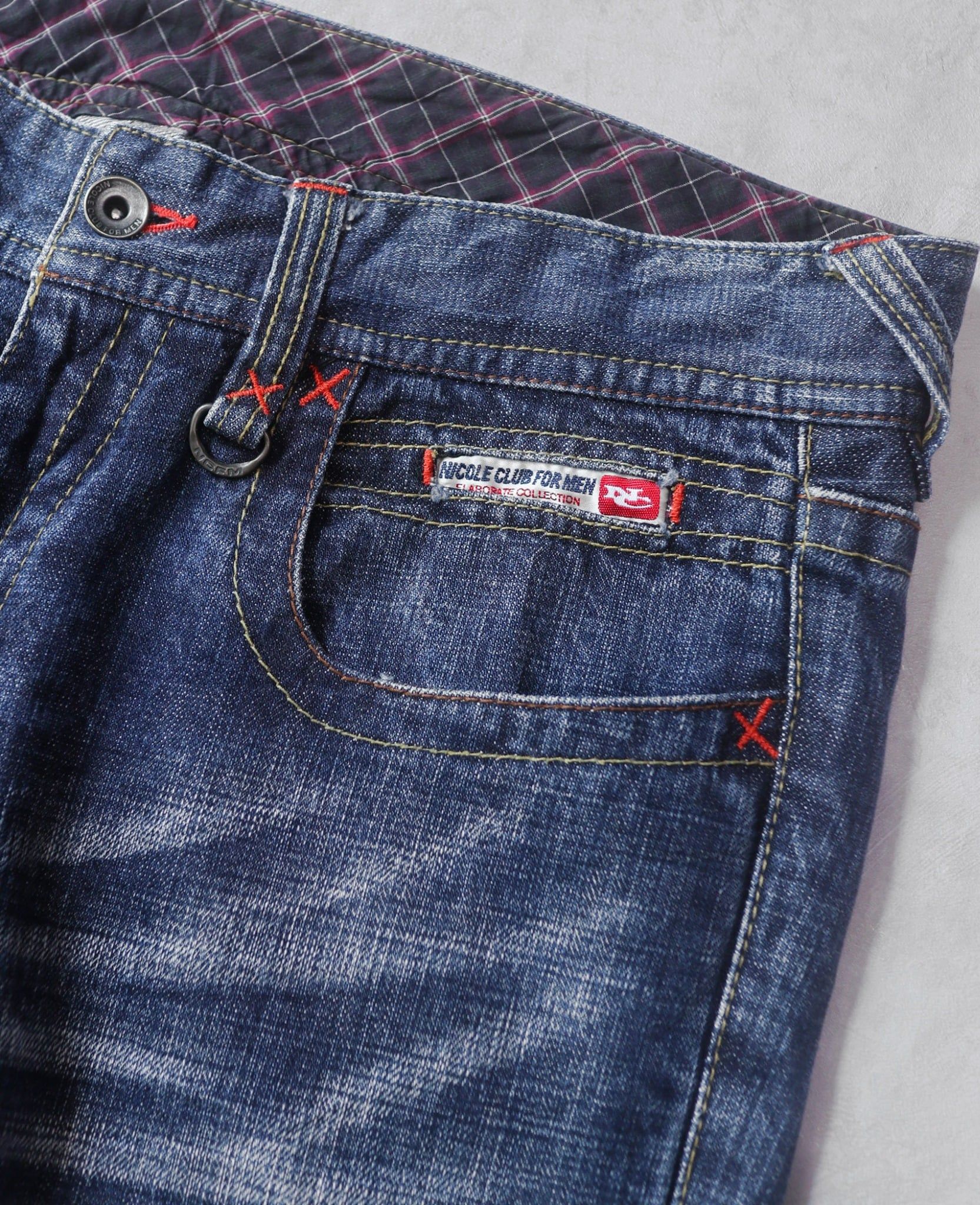  04.23.24 - VTG WESTERN DENIM PANTS - NICOLE CLUB FOR MAN 