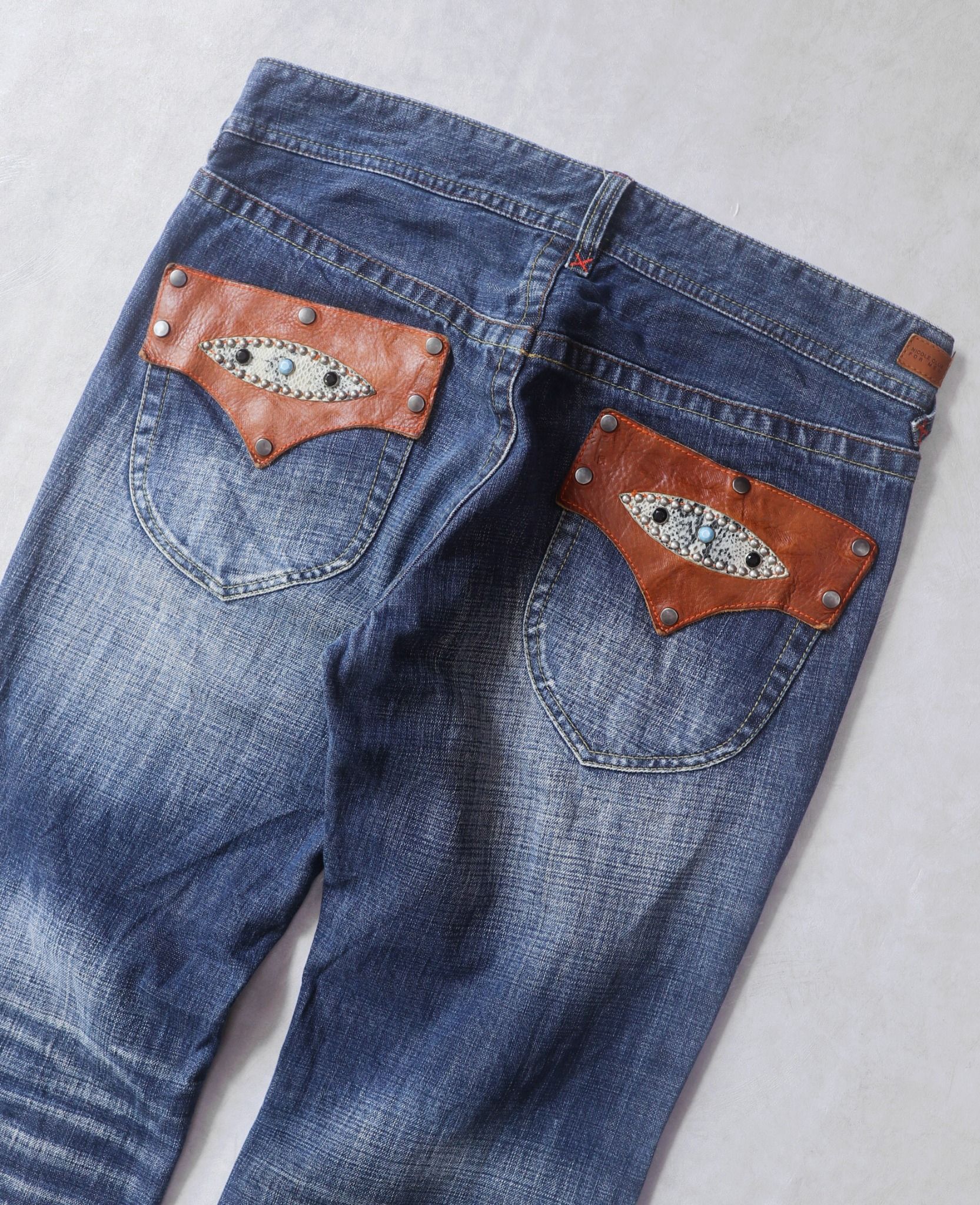  04.23.24 - VTG WESTERN DENIM PANTS - NICOLE CLUB FOR MAN 