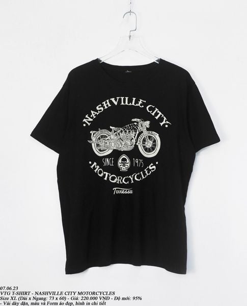  07.06.23 - VTG T-SHIRT - NASHVILLE CITY MOTORCYCLES 
