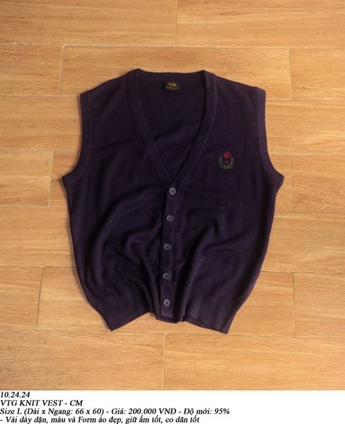  10.24.24 - VTG KNIT VEST - CM 