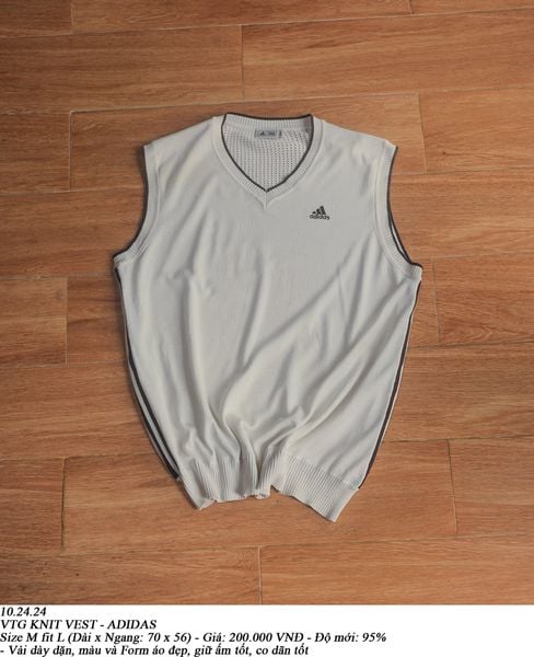  10.24.24 - VTG KNIT VEST - ADIDAS 