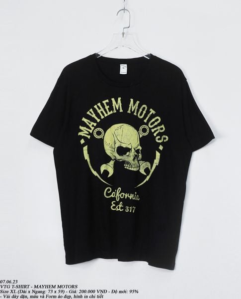  07.06.23 - VTG T-SHIRT - MAYHEM MOTORS 