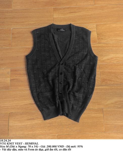  10.24.24 - VTG KNIT VEST - HENRVAL 