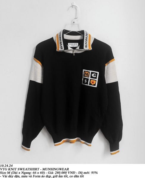  10.24.24 - VTG KNIT SWEATSHIRT - MUNSINGWEAR 