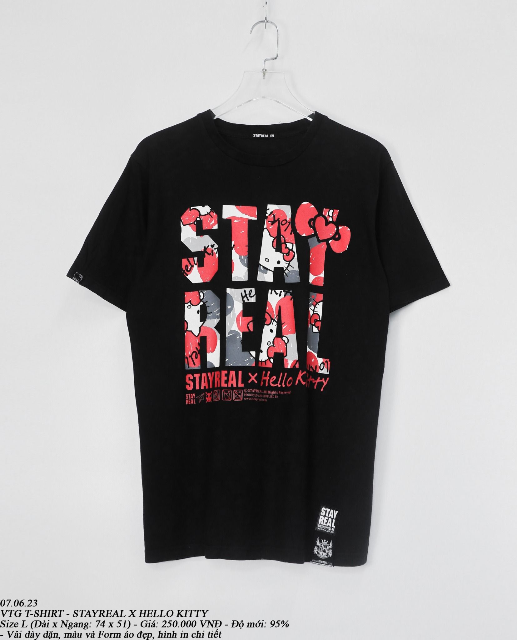 07.06.23 - VTG T-SHIRT - STAYREAL X HELLO KITTY 