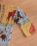  10.08.24 - VTG BLANKET CAPE JACKET - LEV MAGRAM COLLECTION NEW YORK 