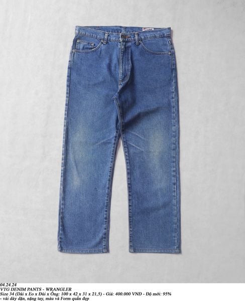  04.24.24 - VTG DENIM PANTS - WRANGLER 