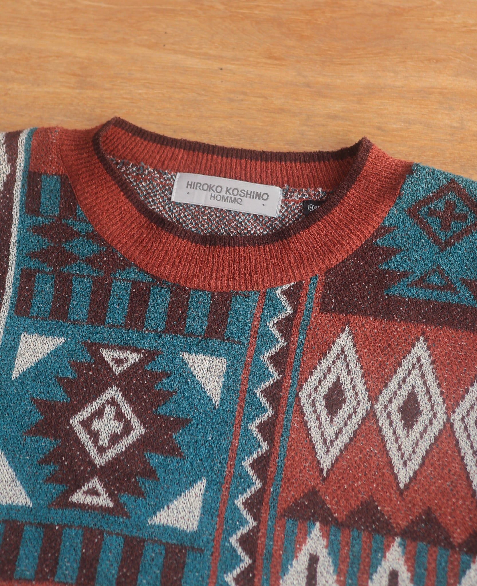  10.24.24 - VTG KNIT SWEATSHIRT - HIROKO KOSHINO HOMME 