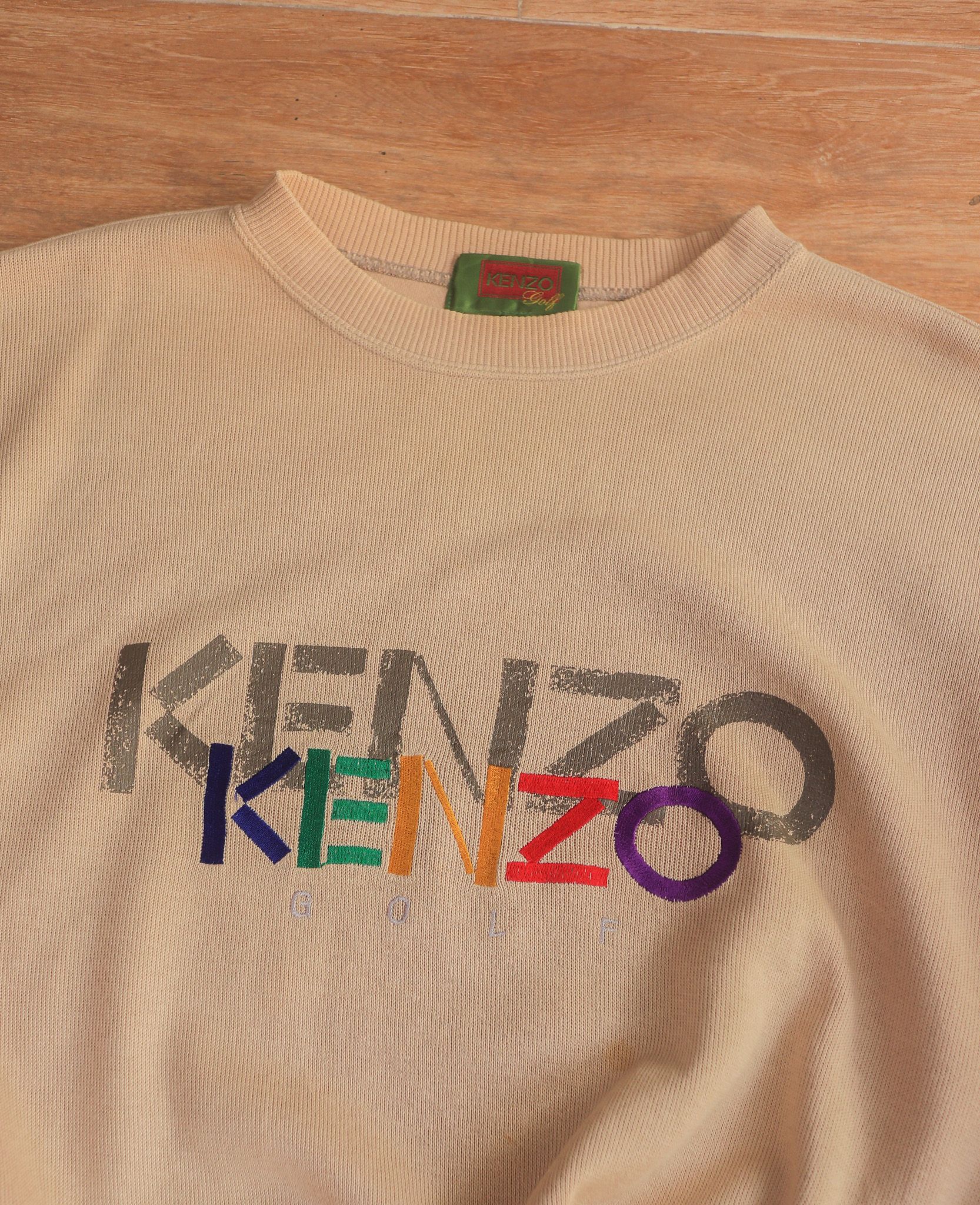  10.24.24 - VTG KNIT SWEATSHIRT - KENZO GOLF 