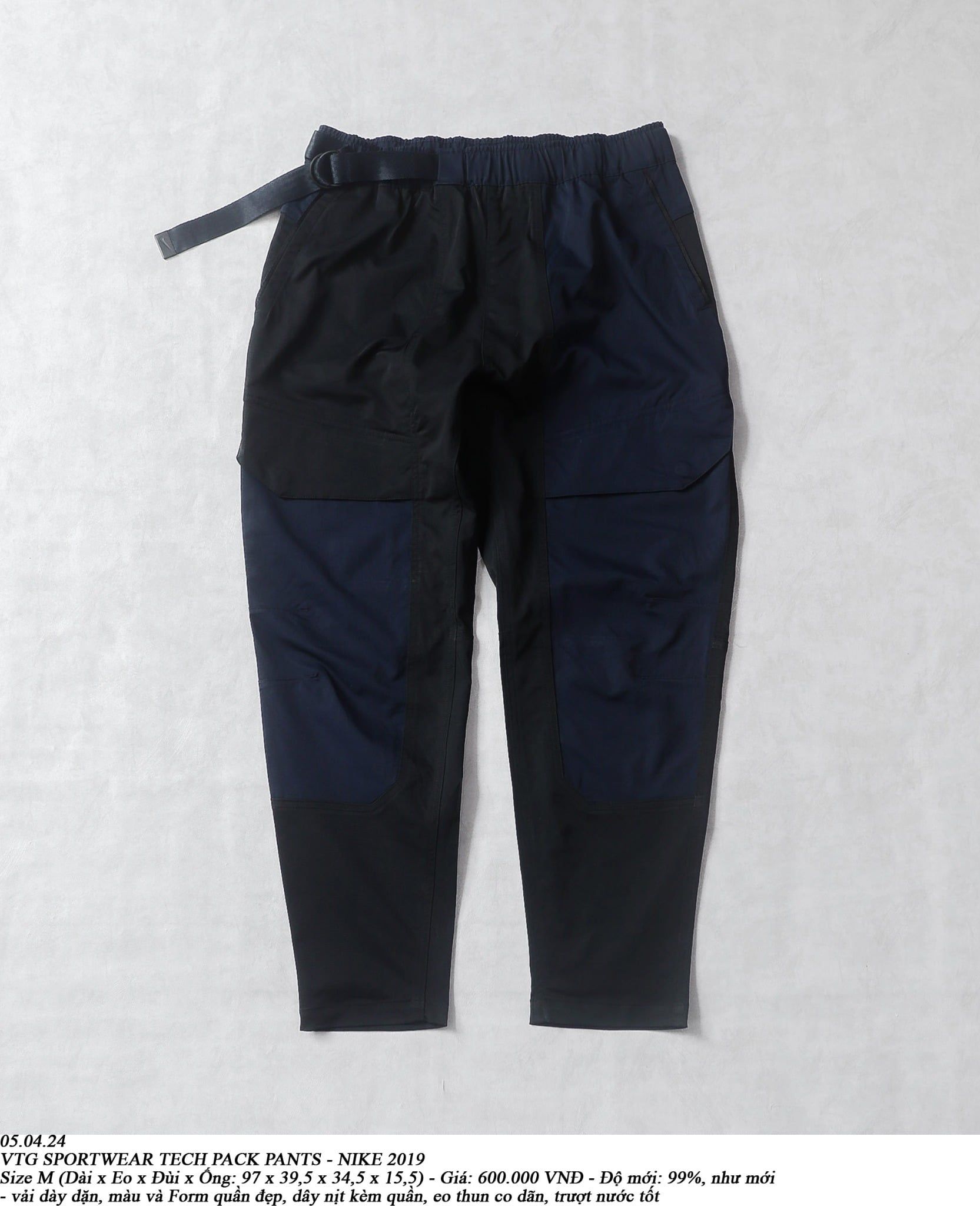  05.04.24 - VTG SPORTWEAR TECH PACK PANTS - NIKE 2019 
