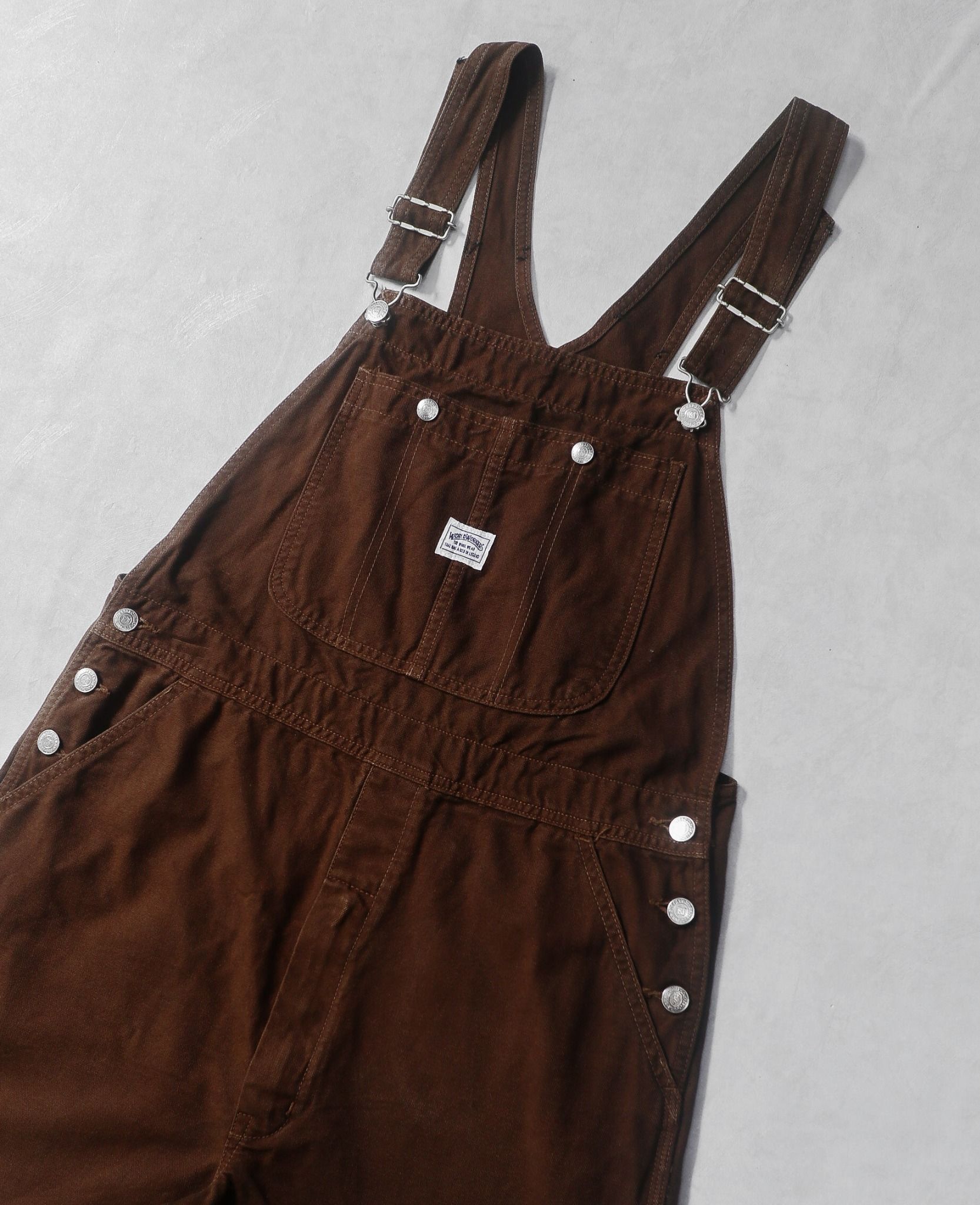  05.04.24 - VTG OVERALL CARPENTER DENIM PANTS - WORLD WORKERS 