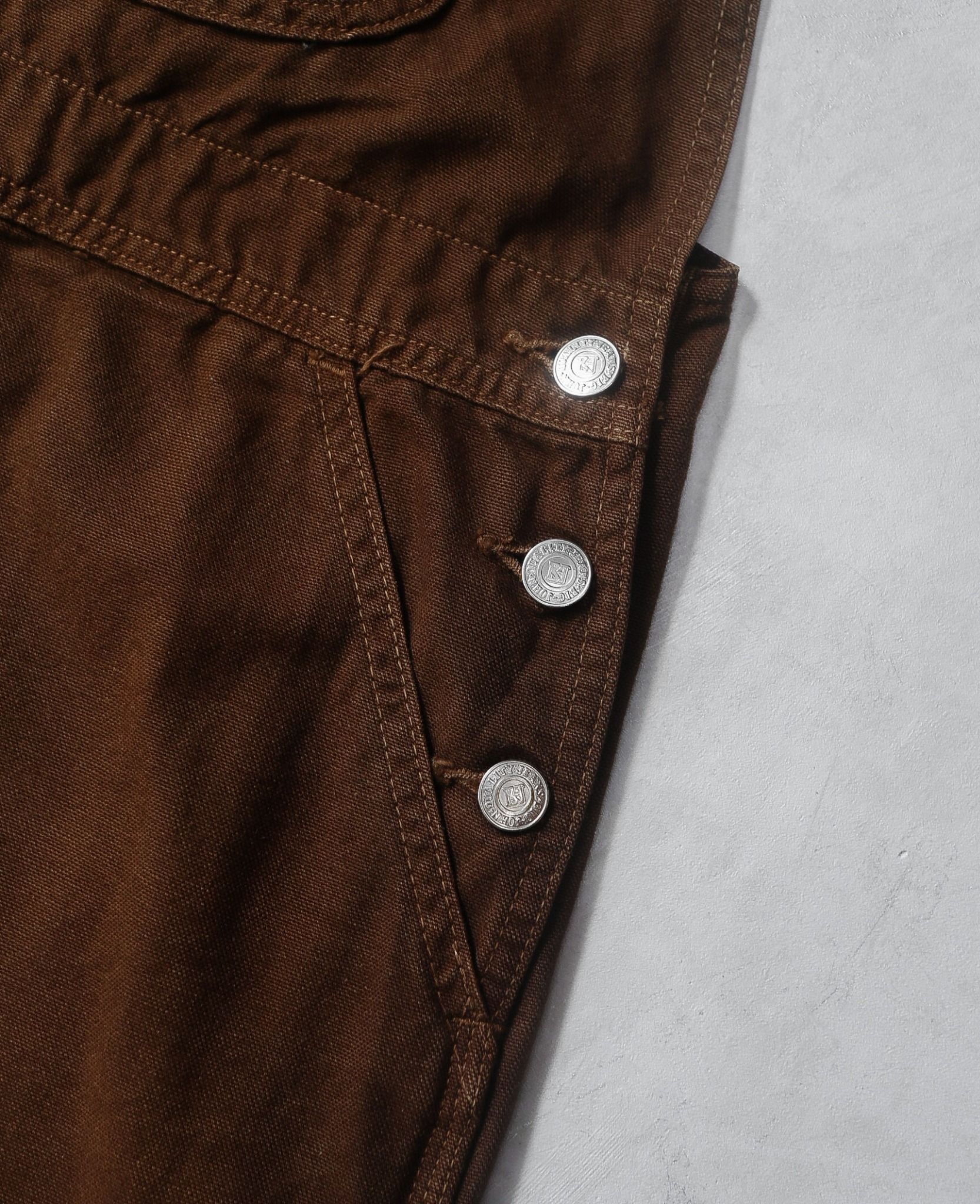  05.04.24 - VTG OVERALL CARPENTER DENIM PANTS - WORLD WORKERS 