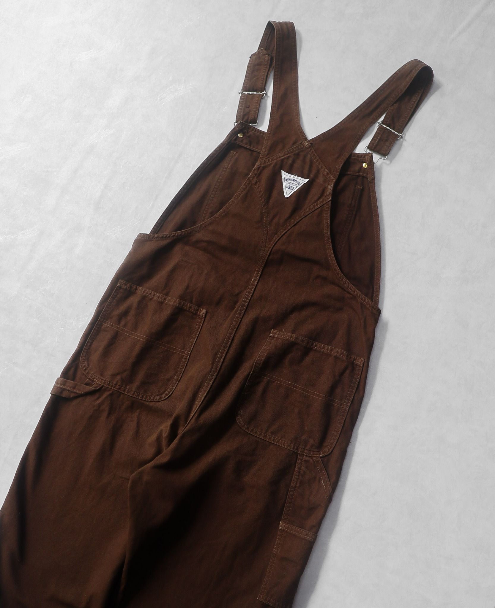  05.04.24 - VTG OVERALL CARPENTER DENIM PANTS - WORLD WORKERS 