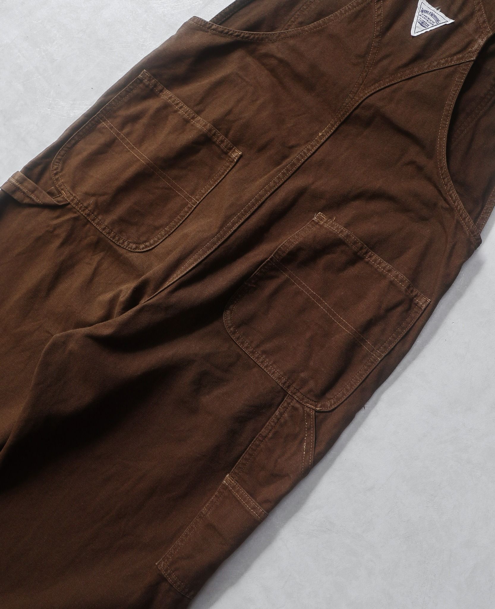  05.04.24 - VTG OVERALL CARPENTER DENIM PANTS - WORLD WORKERS 