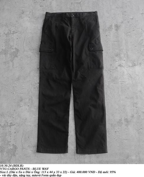  10.30.24 - VTG CARGO PANTS - BLUE WAY 