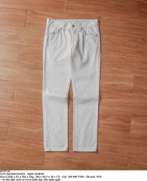  05.07.24 - VTG DENIM PANTS - MISS EDWIN 