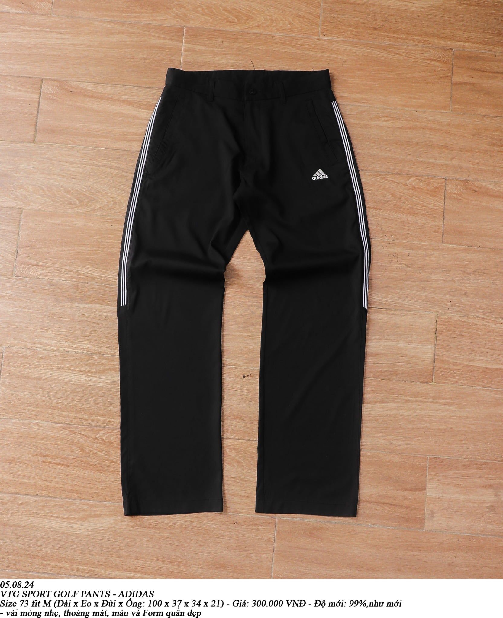  05.08.24 - VTG SPORT GOLF PANTS - ADIDAS 
