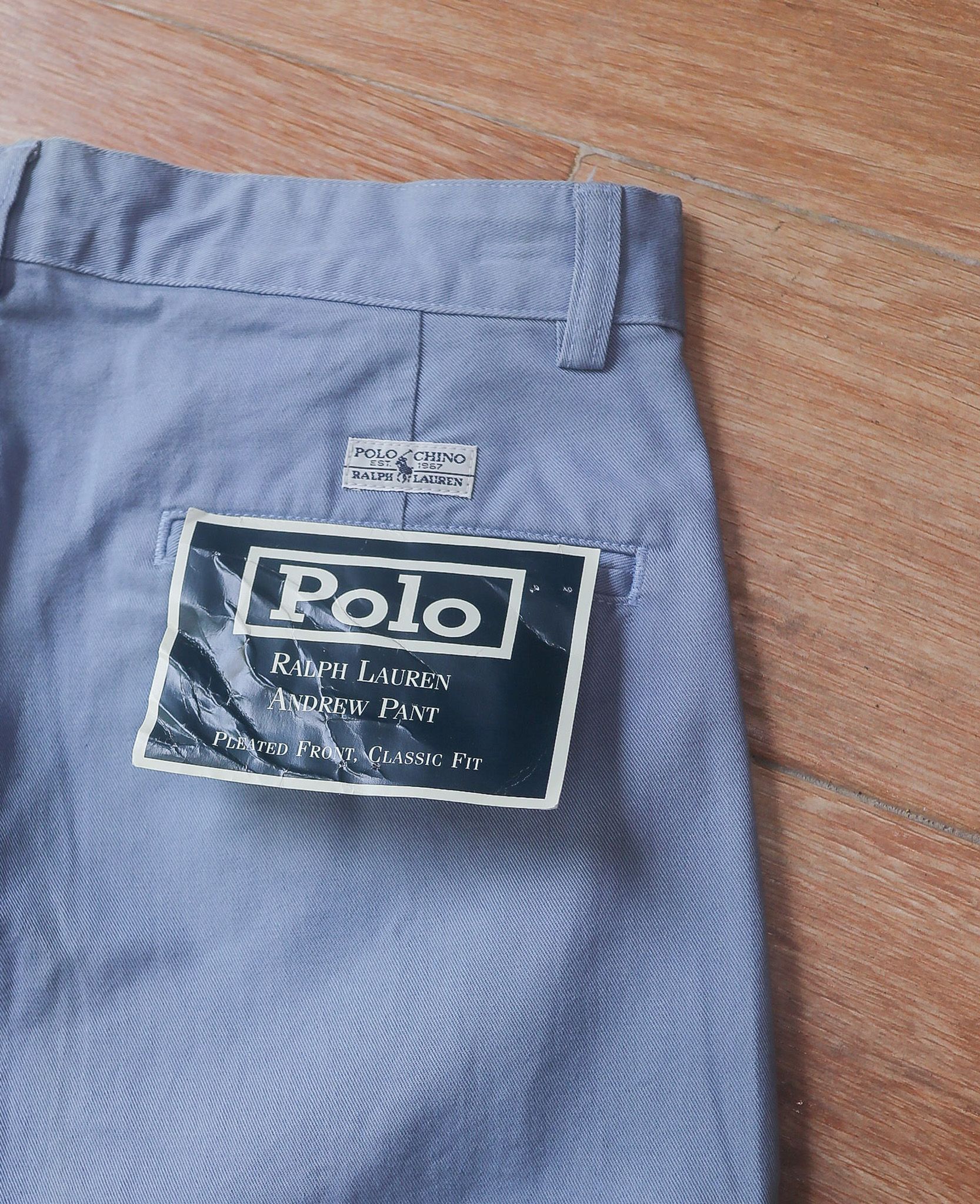  05.08.24 - VTG TWILL ANDEW PANTS - POLO RALPH LAUREN 