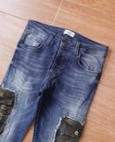  05.10.24 - VTG SKINNY DENIM CARGO PANTS - ZARA MAN 