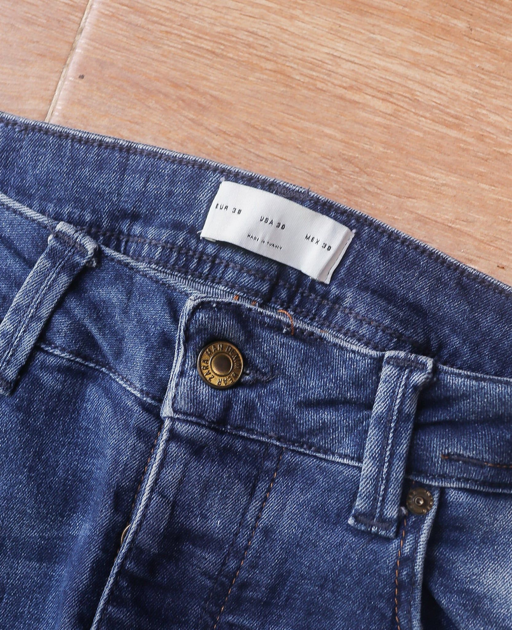  05.10.24 - VTG SKINNY DENIM CARGO PANTS - ZARA MAN 