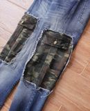  05.10.24 - VTG SKINNY DENIM CARGO PANTS - ZARA MAN 