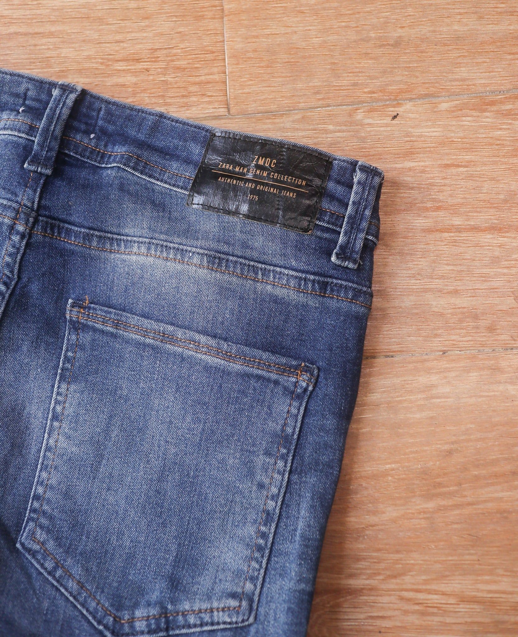  05.10.24 - VTG SKINNY DENIM CARGO PANTS - ZARA MAN 