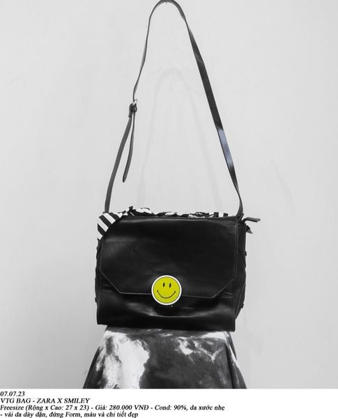  07.07.23 - VTG BAG - ZARA X SMILEY 