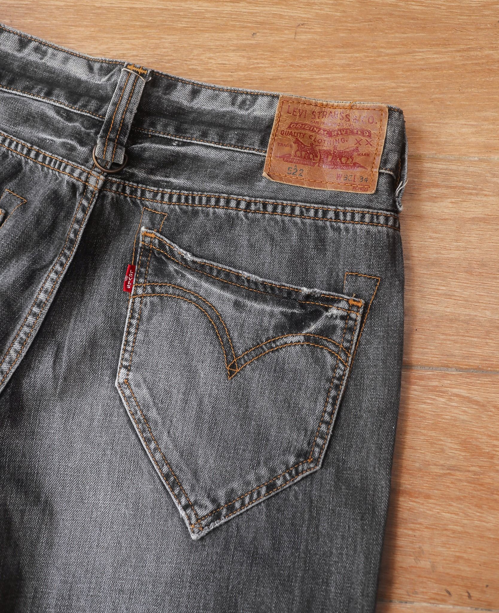  05.22.24 - VTG STRAIGHT LEG DENIM PANTS - LEVI'S 522 