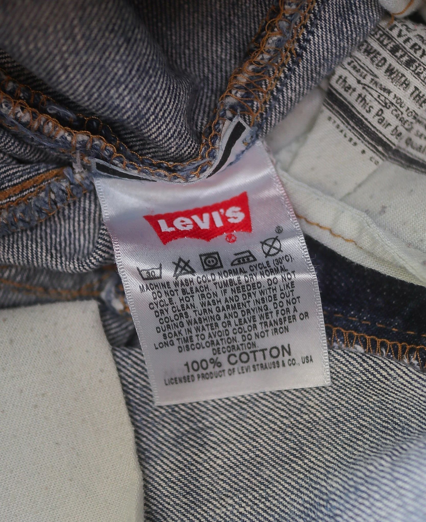 05.22.24 - VTG STRAIGHT LEG DENIM PANTS - LEVI'S 501 