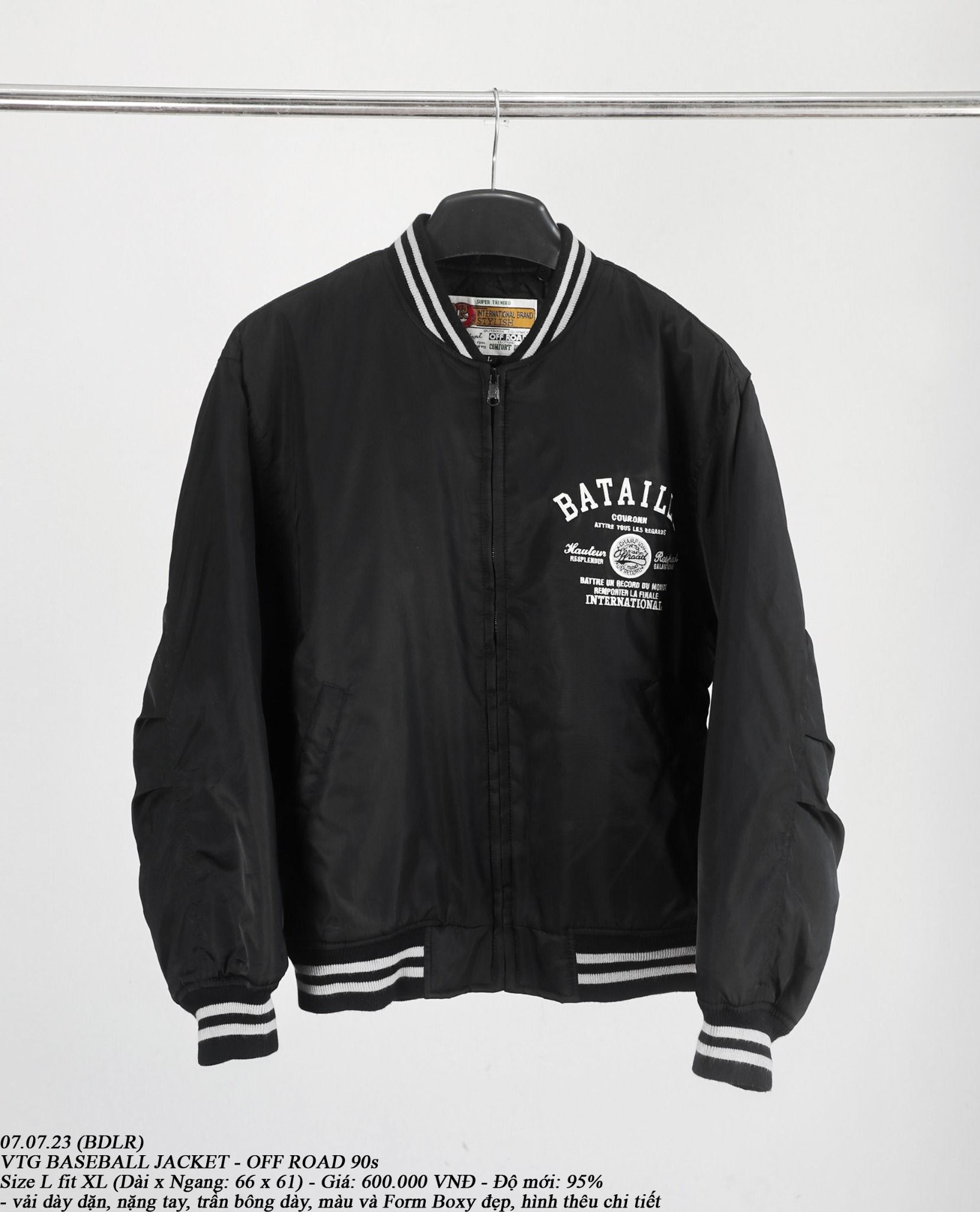  07.07.23 - VTG BASEBALL JACKET - OFF ROAD 90s 