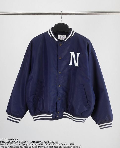  07.07.23 - VTG BASEBALL JACKET - AMERICAN FEEING 90s 
