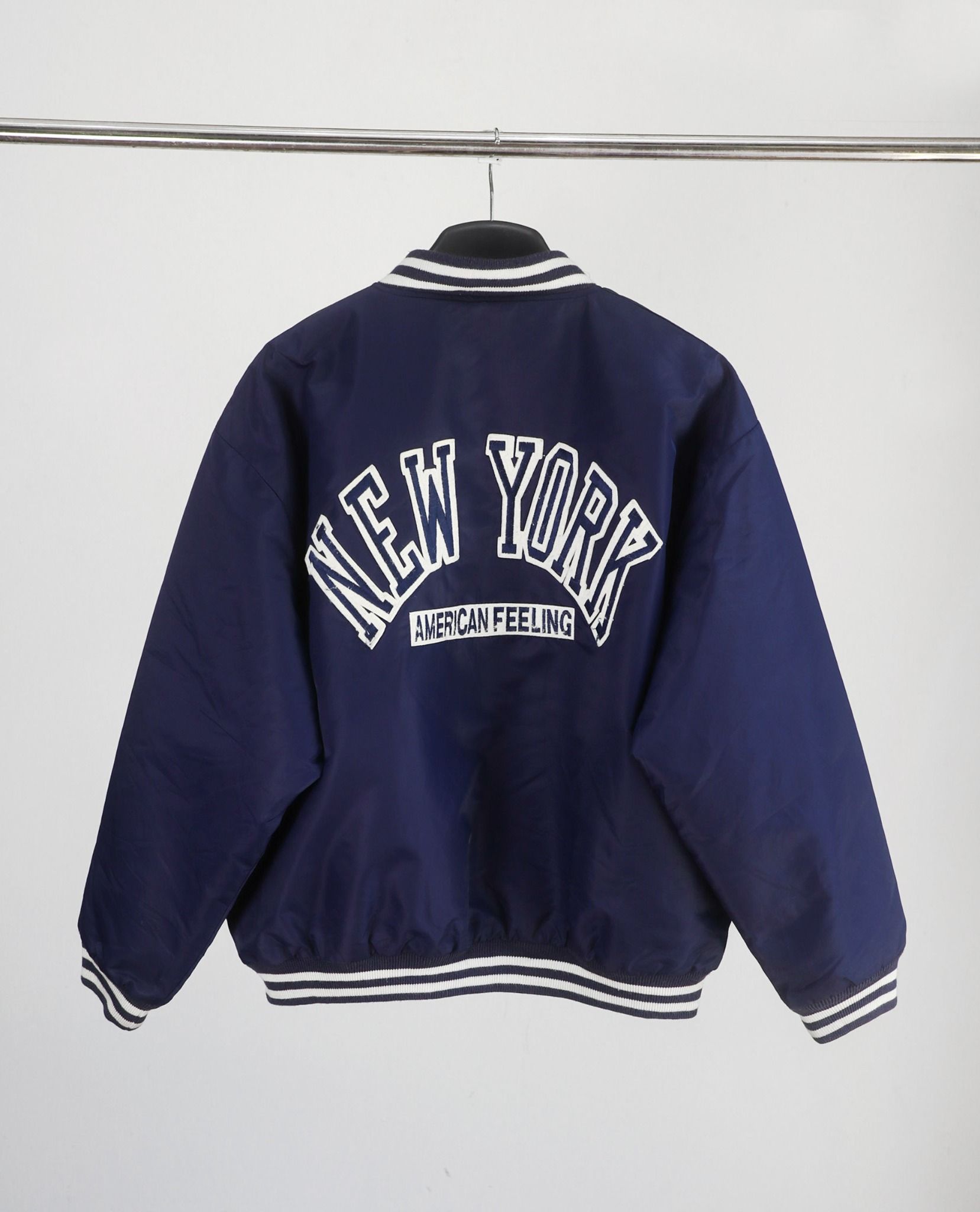  07.07.23 - VTG BASEBALL JACKET - AMERICAN FEEING 90s 
