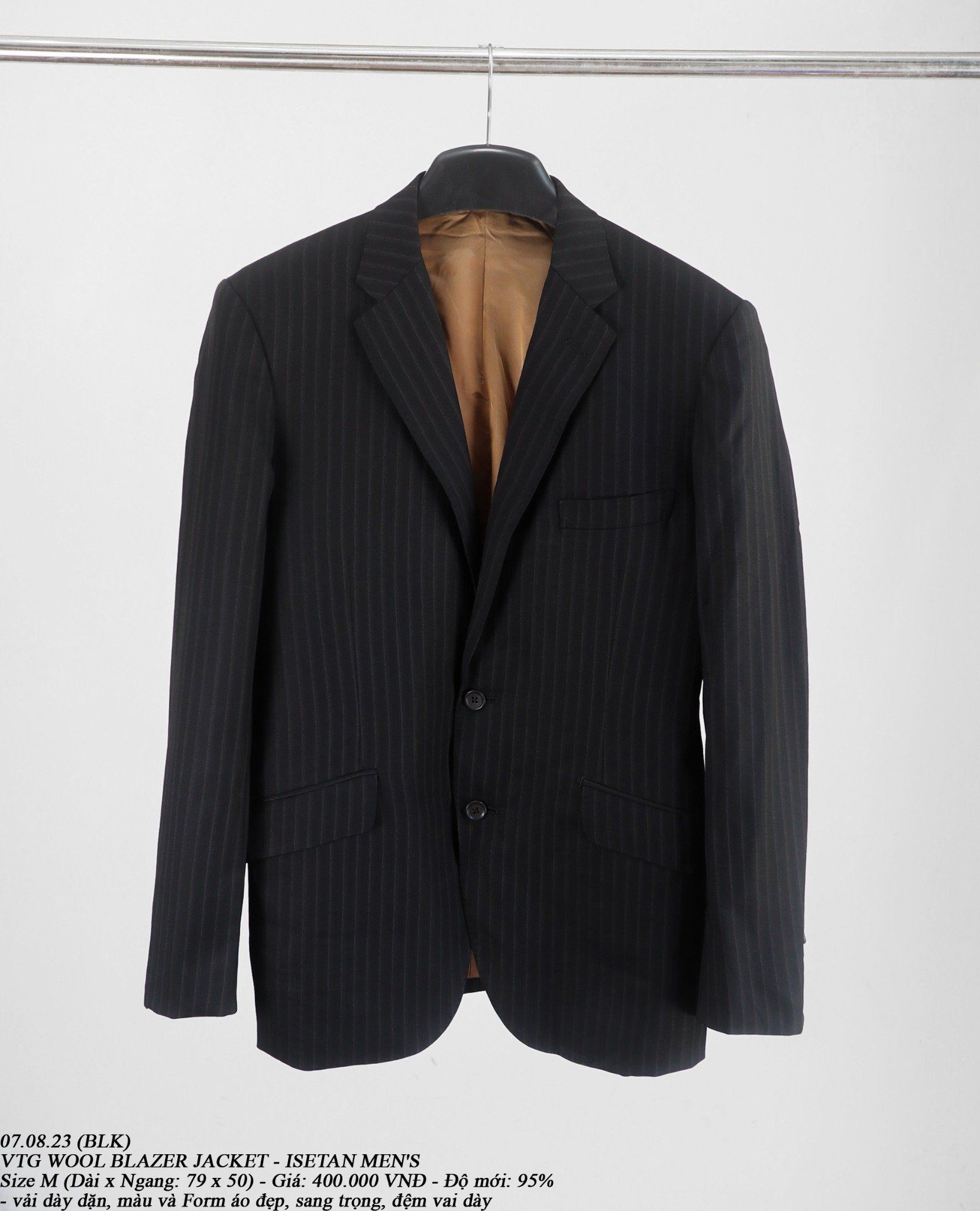  07.08.23 - VTG WOOL BLAZER JACKET - ISETAN MEN'S 