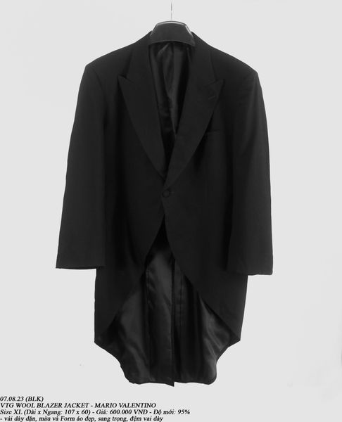  07.08.23 - VTG WOOL BLAZER JACKET - MARIO VALENTINO 
