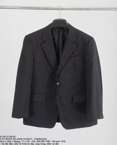  07.08.23 - VTG WOOL BLAZER JACKET - TARMANIA 