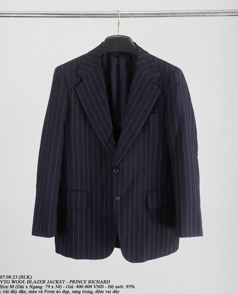 07.08.23 - VTG WOOL BLAZER JACKET - PRINCE RICHARD 