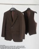  07.08.23 - VTG WOOL WAISTCOAT - BLAZER JACKET - TENMAZA OKAYAMA 