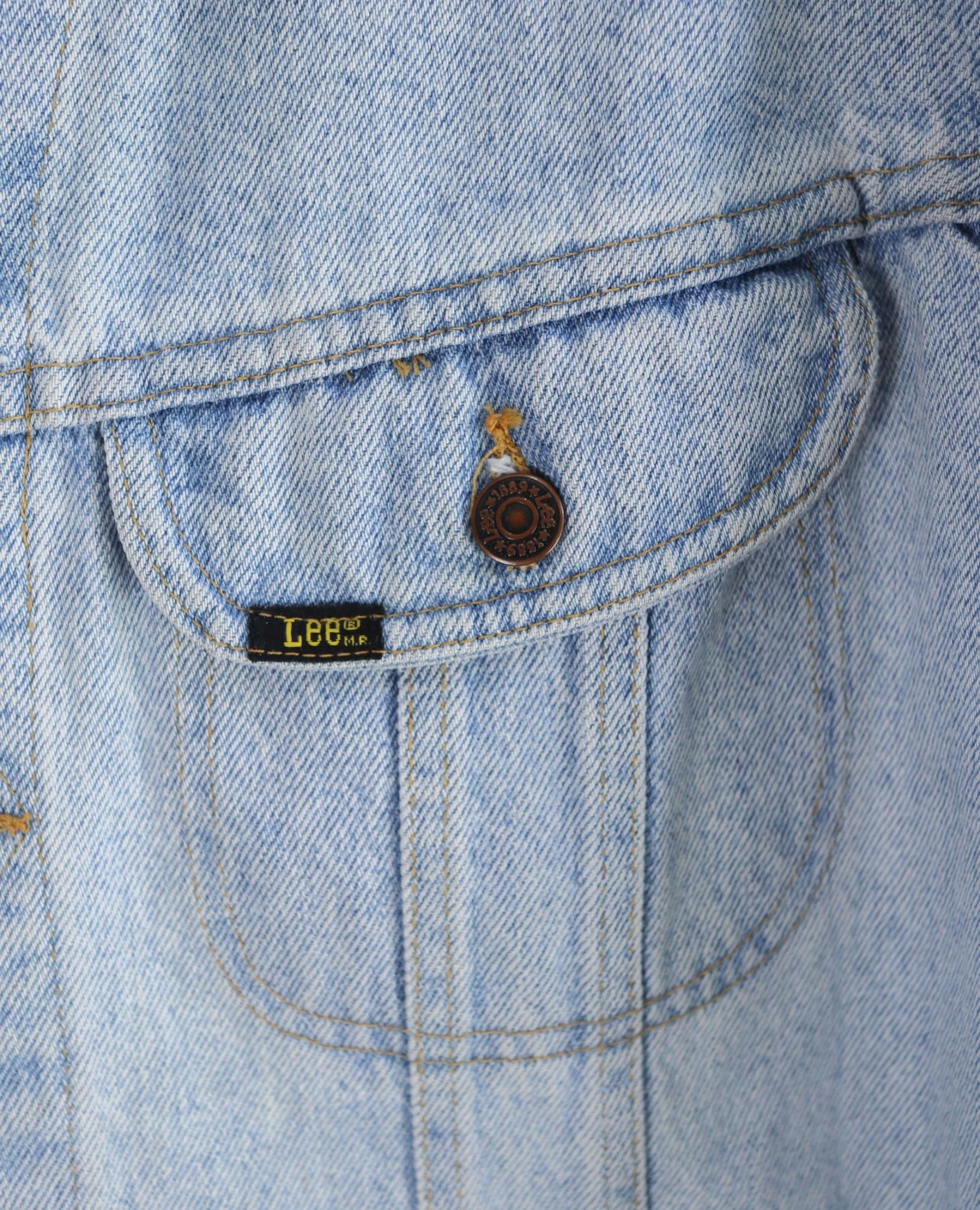  07.10.23 - VTG TRUCKER DENIM JACKET - HARDROCK CAFE by LEE 90s 