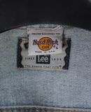  07.10.23 - VTG TRUCKER DENIM JACKET - HARDROCK CAFE by LEE 90s 