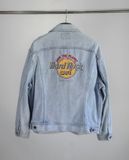  07.10.23 - VTG TRUCKER DENIM JACKET - HARDROCK CAFE by LEE 90s 