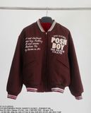  07.10.23 - VTG REVERSIBLE WOOL VARSITY JACKET - POSHBOY 90s 