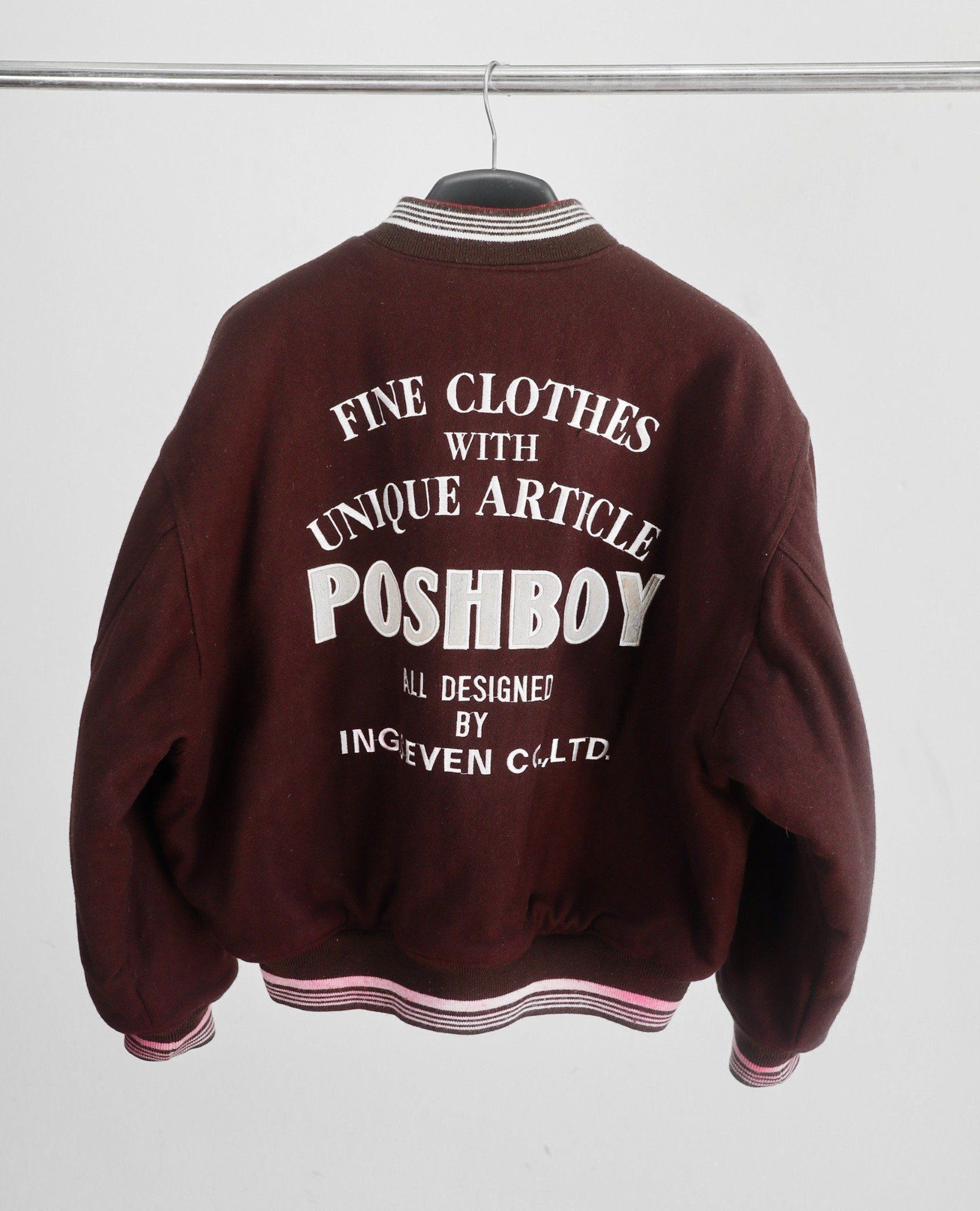  07.10.23 - VTG REVERSIBLE WOOL VARSITY JACKET - POSHBOY 90s 