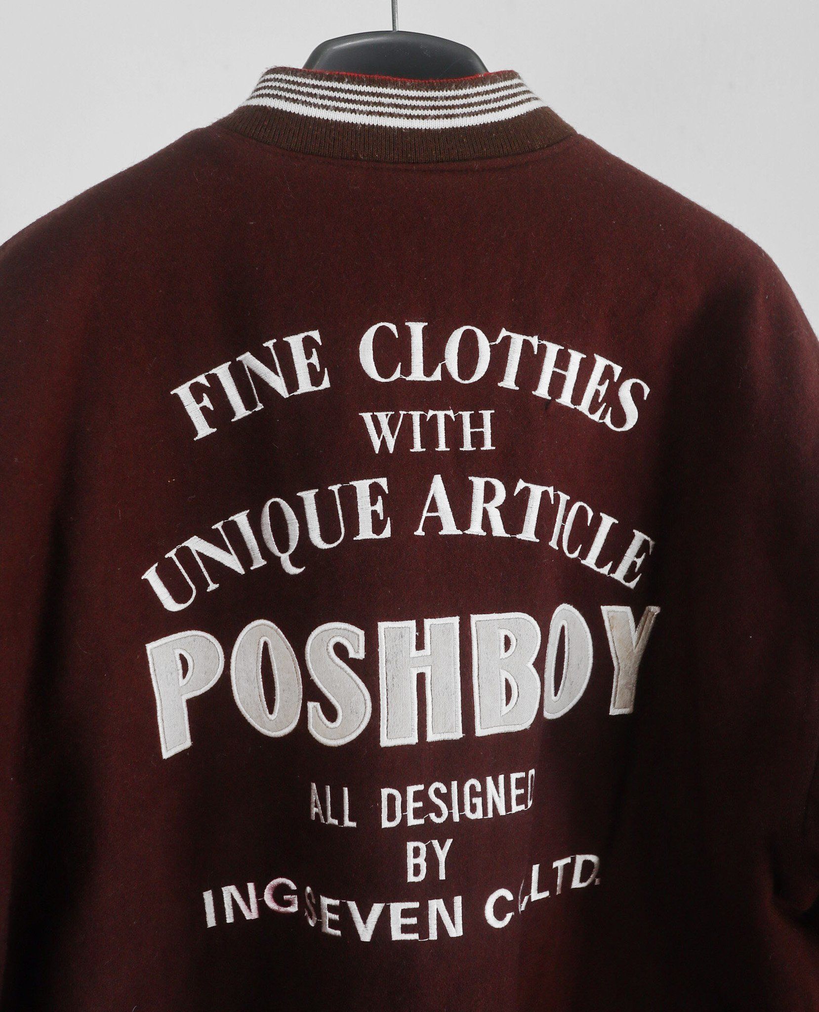  07.10.23 - VTG REVERSIBLE WOOL VARSITY JACKET - POSHBOY 90s 