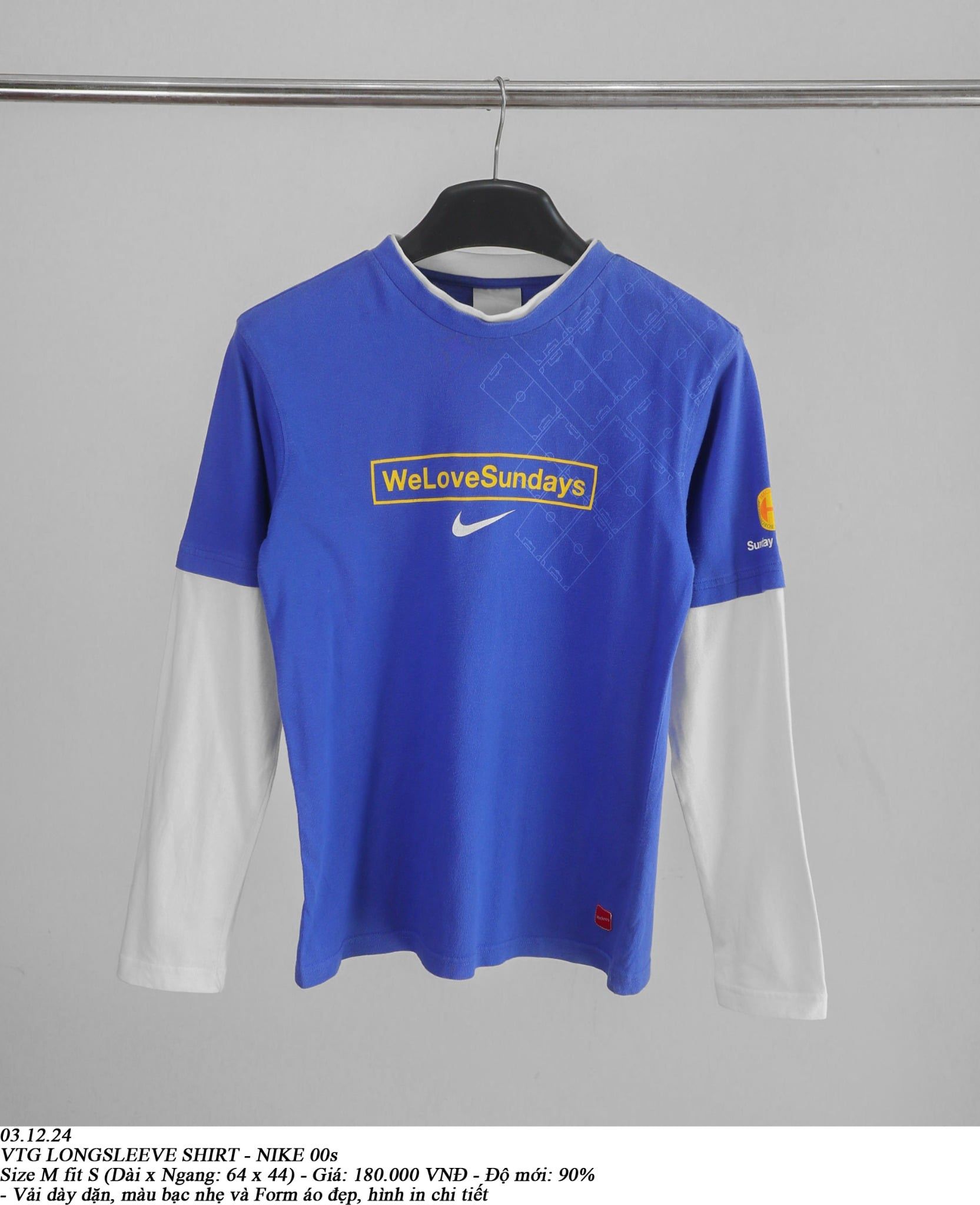  03.12.24 - VTG LONGSLEEVE SHIRT - NIKE 00s 