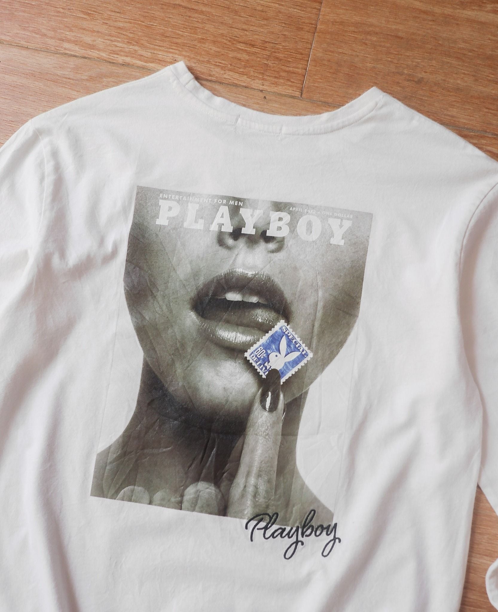  05.21.24 - VTG LONGSLEEVE SHIRT - PLAYBOY BUNNY 