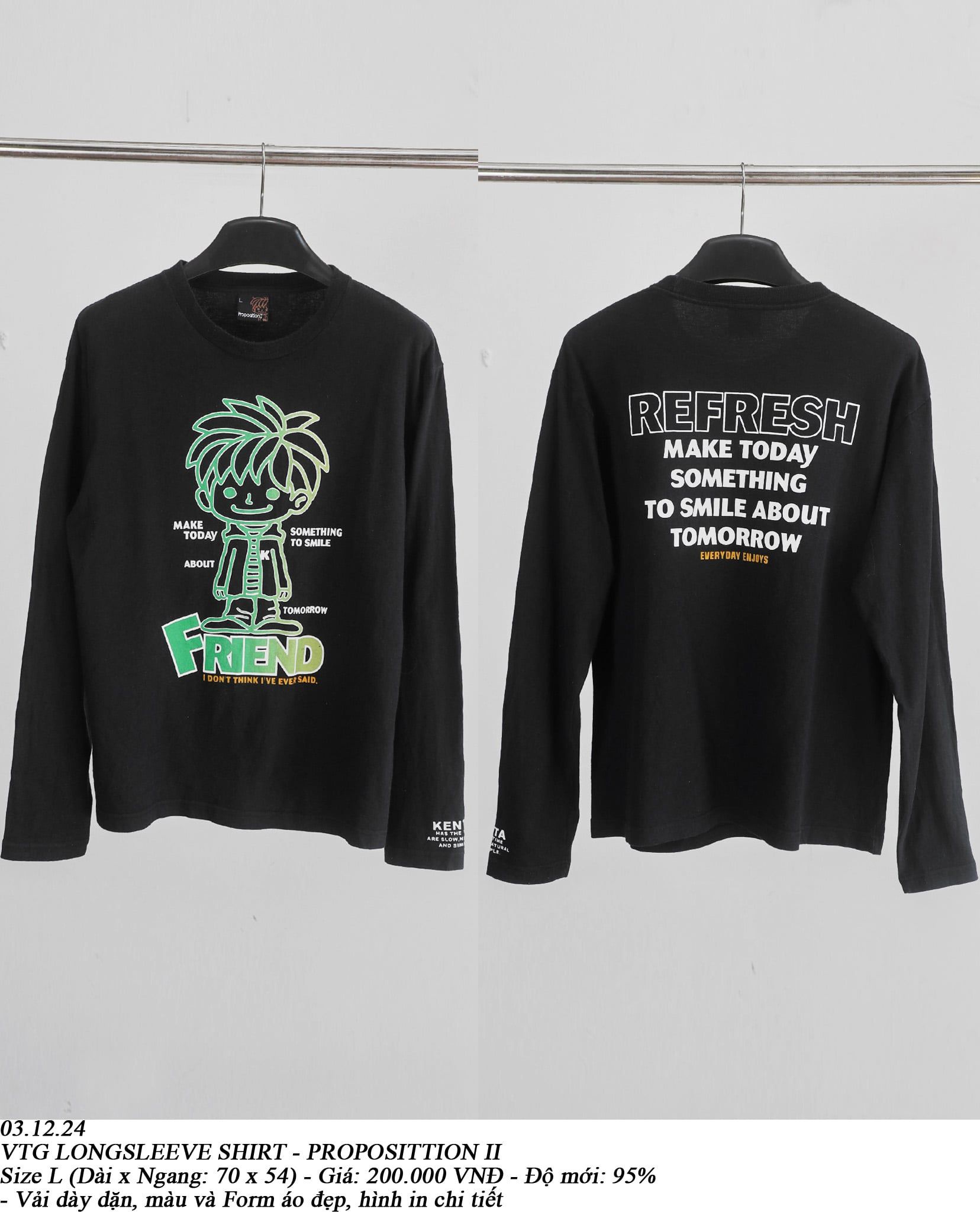  03.12.24 - VTG LONGSLEEVE SHIRT - PROPOSTTION II 