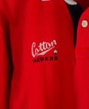 03.12.24 - VTG LONGSLEEVE POLO SHIRT - COTTON TRADERS 