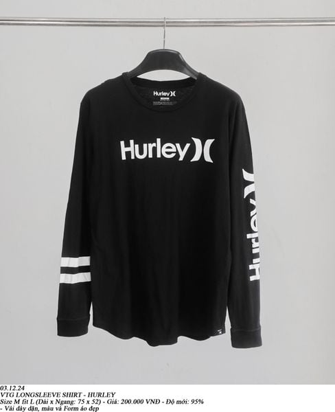  03.12.24 - VTG LONGSLEEVE SHIRT - HURLEY 