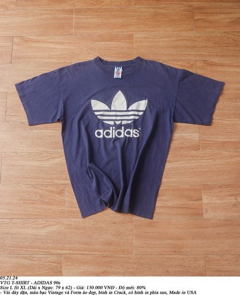  05.21.24 - VTG T-SHIRT - ADIDAS 90s 