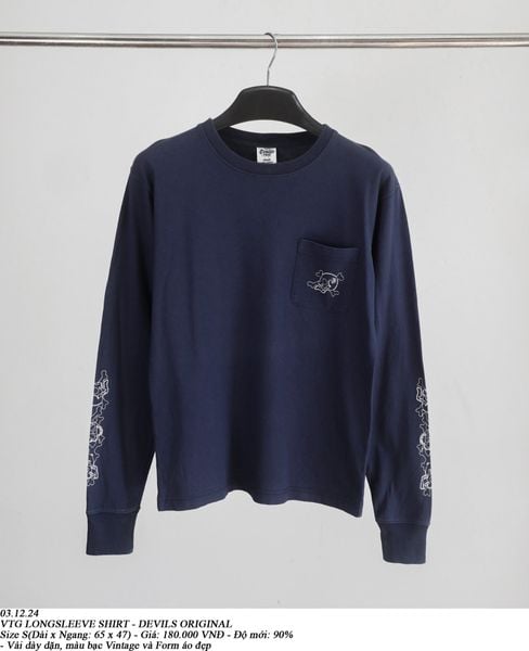  03.12.24 - VTG LONGSLEEVE SHIRT - DEVILS ORIGINAL 